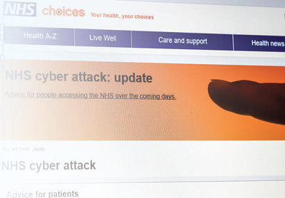 英国公共卫生体系网站对网络袭击事件的说明@@。